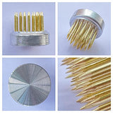 10Pcs Floral Frogs 23mm/0.9inch Round Kenzans Mini Flower Frog Pin Frog Japanese Ikebana Spiky Frog Fixed Tools Metal Flower Arranger Tool Pin Holder Eggone