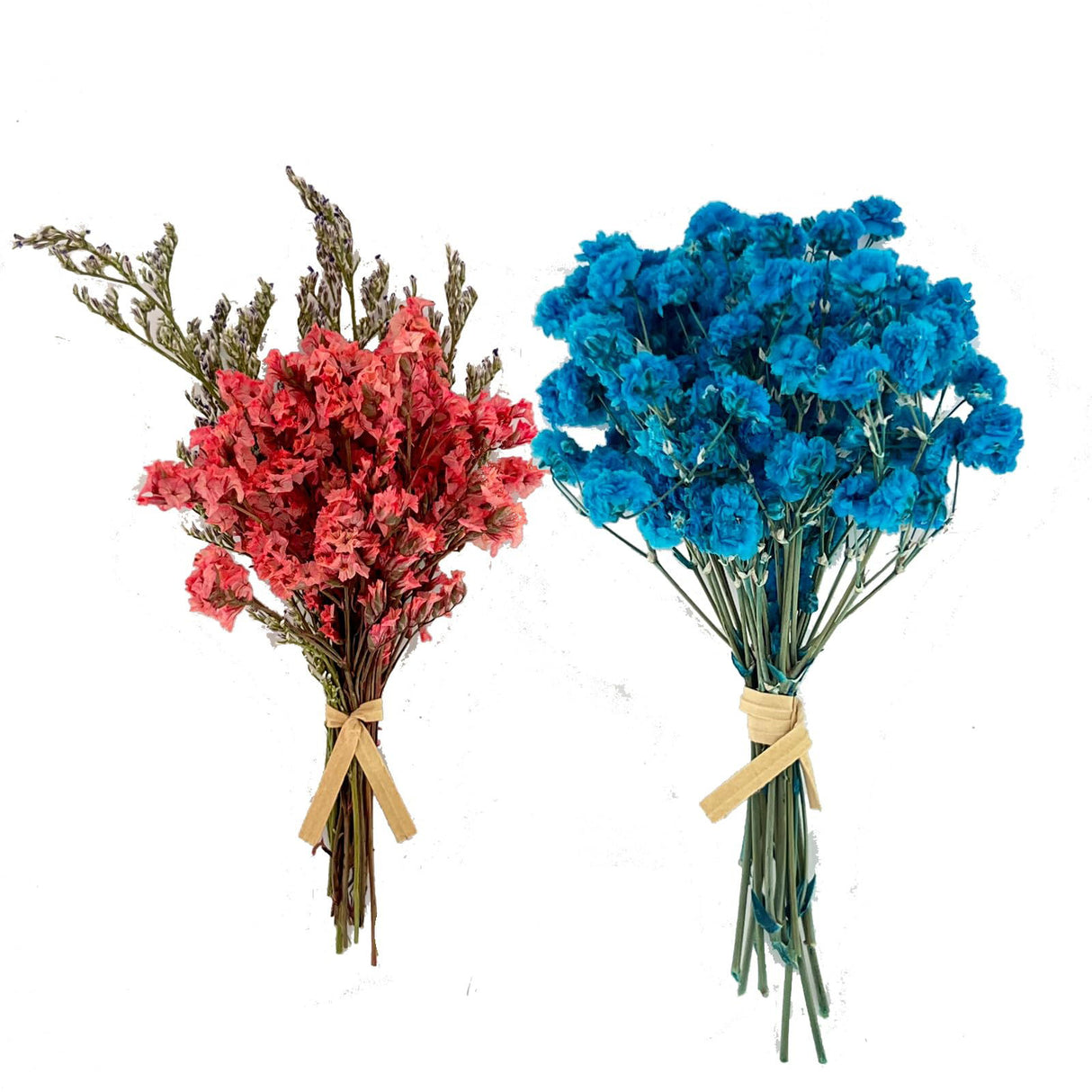 10Pcs Mini Dried Flowers Bouquet, Mixed Natural Dried Flowers Gypsophila Bouquets Boutonniere Table Centerpieces Birthday Cake Flowers for DIY Crafts MOORCHOCO