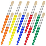 10Pcs Paint Brushes for Kids, Anezus Children Paint Brushes Toddler Large Chubby Kids Paint Brush Set for Preschool Daycare Classroom Washable Paint anezus