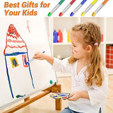10Pcs Paint Brushes for Kids, Anezus Children Paint Brushes Toddler Large Chubby Kids Paint Brush Set for Preschool Daycare Classroom Washable Paint anezus