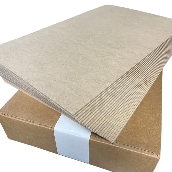 10 Boards of 12”x 12”, 3mm 1/8th inch Draftboard MDF, Glowforge Ready, Laser X, Unfinished for Laser Engraving, CNC, Wood Burning, Router, Scroll Saw Generic