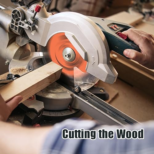 10 Inch 80T Circular Saw Blade with 5/8" Arbor, ATB Fast Cutting, Miter/Table Saw Blade for Wood-Cutting X-YEAH