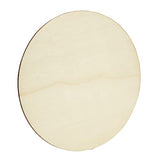 10 Inch Wooden Circles for Crafts, Unfinished Rounds for Wood Burning, DIY Signs, Painting, Decorations (10 Pack) Juvale