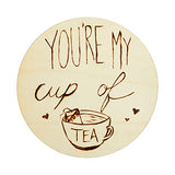 10 Inch Wooden Circles for Crafts, Unfinished Rounds for Wood Burning, DIY Signs, Painting, Decorations (10 Pack) Juvale