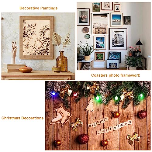 10 PCS Balsa Wood Sheets, 12"x12"x0.12"Plywood Sheets Basswood Sheet, Rectangle Blank Wooden, Craft Wood Blank Unfinished Wood Board for Home Sinjeme