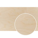10 Pack | 3mm 1/8th inch Premium Baltic Birch Plywood, 12” x 19”, Glowforge Ready, Hand Selected Unfinished | Boxes of 10, 20, 50 and 100 | Laser Craft Closet