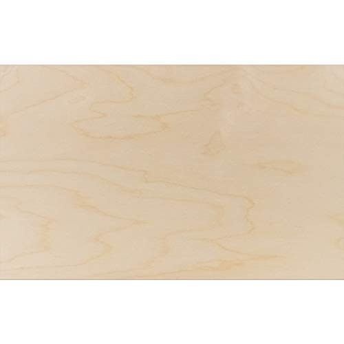 10 Pack | 3mm 1/8th inch Premium Baltic Birch Plywood, 12” x 19”, Glowforge Ready, Hand Selected Unfinished | Boxes of 10, 20, 50 and 100 | Laser Craft Closet