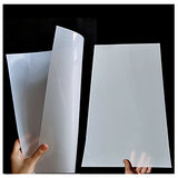 10 Pack 7.5 Mil Blank Stencil Sheets 12 x 24 inch Mylar Sheet Milky Translucent PET Blank Stencil Making Sheet Blank Mylar Templates for DIY Qulinshine