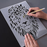 10 Pack 7.5 Mil Blank Stencil Sheets 12 x 24 inch Mylar Sheet Milky Translucent PET Blank Stencil Making Sheet Blank Mylar Templates for DIY Qulinshine