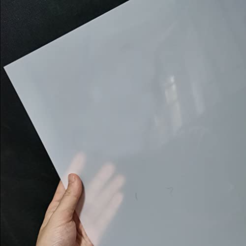 10 Pack 7.5 Mil Blank Stencil Sheets 12 x 24 inch Mylar Sheet Milky Translucent PET Blank Stencil Making Sheet Blank Mylar Templates for DIY Qulinshine