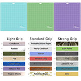 10 Pack Cutting Mats for Cricut - IModeur 12"x12" Cutting Mats for Cricut Accessories - Mats for Cricut Explore Air 2/ Maker 2/3 IModeur