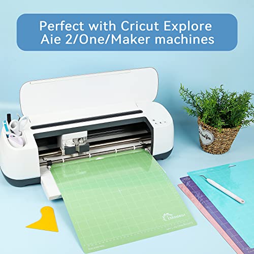 10 Pack Cutting Mats for Cricut - IModeur 12"x12" Cutting Mats for Cricut Accessories - Mats for Cricut Explore Air 2/ Maker 2/3 IModeur