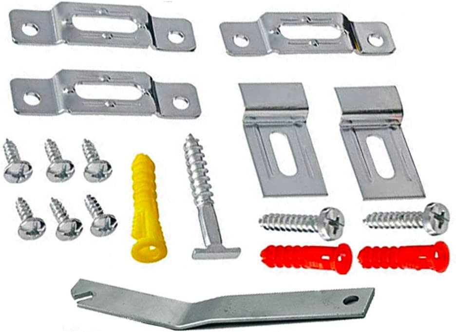 10 Pack Wood Picture Frame T Screw Security Hangers with 1 Wrench… 888 Corp