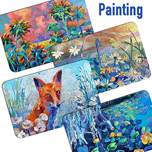 10 Pack Wood Sheets, Premium Natural Unfinished Wood Board, Thin Wooden Pieces for Painting, Carving, Craft Project or School Project (300x200x1.5mm) Rainmae