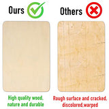 10 Pack Wood Sheets, Premium Natural Unfinished Wood Board, Thin Wooden Pieces for Painting, Carving, Craft Project or School Project (300x200x1.5mm) Rainmae