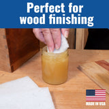 10 Pack of White Non Scratch Non-Woven Pads for Cleaning/Polishing and Multi Purpose Use in Your Home • Workshop or DIY Garage Shop Made in The USA Peachtree Woodworking