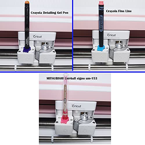 10 Packs Pen/Marker Adapter Set Compatible with Cricut (Explore Air/Air 2/Air 3, and Maker/Maker 3),Pen Adapter Compatible with Sharpie/BIC/Crayola LiangHuLo