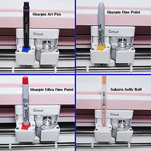 10 Packs Pen/Marker Adapter Set Compatible with Cricut (Explore Air/Air 2/Air 3, and Maker/Maker 3),Pen Adapter Compatible with Sharpie/BIC/Crayola LiangHuLo