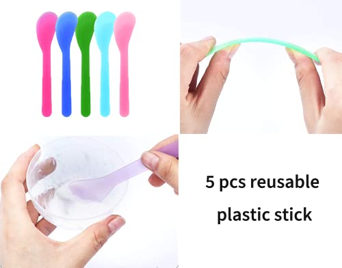 10 Pcs 100ml Silicone Measuring Cups, Epoxy Resin Cups, Nonstick Silicone Mixing Cups for Resin Molds Resin Casting Molds for Handmade Candle, Resin Phinicco