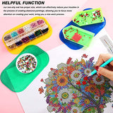 10 Pcs Anti-Slip Tools Sticky Mat for Diamond Painting, 5.6 x 3.3 Inch Universal Gel Pad for Holding Tray 5D Diamond Embroidery Accessories, 8 Colors AYWFEY