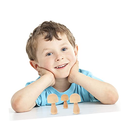 10 Pcs DIY Wooden Ornaments Wooden People pegs Unpainted Unfinished Wood Craft Unfinished Wooden pegs Craft peg Unfinished Wood peg Decoration Small SEWOART