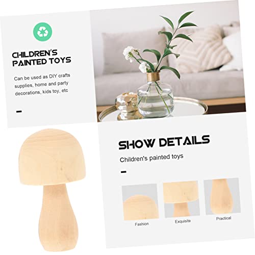 10 Pcs DIY Wooden Ornaments Wooden People pegs Unpainted Unfinished Wood Craft Unfinished Wooden pegs Craft peg Unfinished Wood peg Decoration Small SEWOART