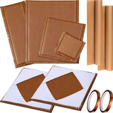 10 Pcs Heat Press Pillow Bundle Tools Kit, Include 4 Sizes Heat Pressing Transfer Pillow Mat, 2 Heat Press Platen Wrap Cover, 2 Heat Transfer Sheet, Crtiin