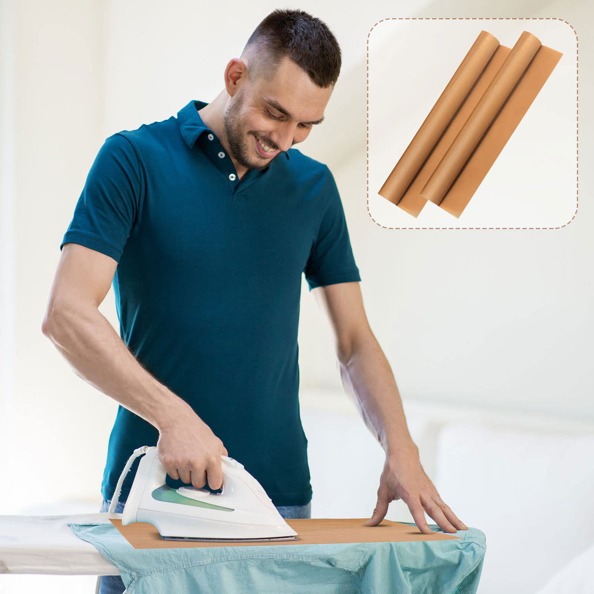 10 Pcs Heat Press Pillow Bundle Tools Kit, Include 4 Sizes Heat Pressing Transfer Pillow Mat, 2 Heat Press Platen Wrap Cover, 2 Heat Transfer Sheet, Crtiin