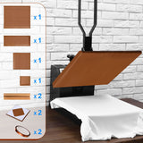 10 Pcs Heat Press Pillow Bundle Tools Kit, Include 4 Sizes Heat Pressing Transfer Pillow Mat, 2 Heat Press Platen Wrap Cover, 2 Heat Transfer Sheet, Crtiin
