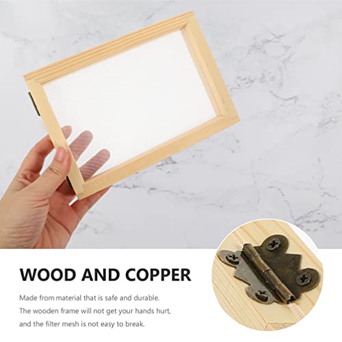 10 Pcs Paper Frame Educational Craft for Paper Making Deckle Paper Making Frame Paper Making Screen Kit Paper Making Frame Paper Making Tools DECHOUS