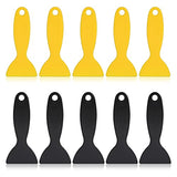 10 Pcs Plastic Scraper,Plastic Spatula Paint Scrapers Flexible Resin Scraper Putty Knife Air Bubble Remover Sticker Installation Tool for 3D Printing Sliverdew