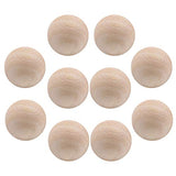 10 Pcs Wood Barrel Beads Jewelry Making Round Spacer White Beads Loose Beads African Beads Unfinished Wood Spacer Beads Unfinished Wood Round Bead EXCEART