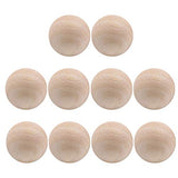 10 Pcs Wood Barrel Beads Jewelry Making Round Spacer White Beads Loose Beads African Beads Unfinished Wood Spacer Beads Unfinished Wood Round Bead EXCEART