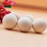 10 Pcs Wood Barrel Beads Jewelry Making Round Spacer White Beads Loose Beads African Beads Unfinished Wood Spacer Beads Unfinished Wood Round Bead EXCEART