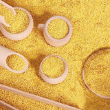 10 Pcs Wooden Sensory Bin Tools for Toddlers & Preschool Children, Montessori Sensory Wooden Toys Fine Motor Learning Pretend Play Sensory Tools for Yowlieu