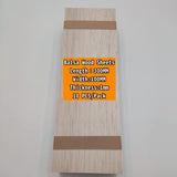 10 Pieces 1mm Balsa Wood Sheets 100mm X 300mm Natural Unfinished Wood for House Aircraft Ship Boat DIY Wooden Plate Model Craft Project US3001 通用