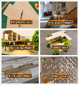 10 Pieces 1mm Balsa Wood Sheets 100mm X 300mm Natural Unfinished Wood for House Aircraft Ship Boat DIY Wooden Plate Model Craft Project US3001 通用