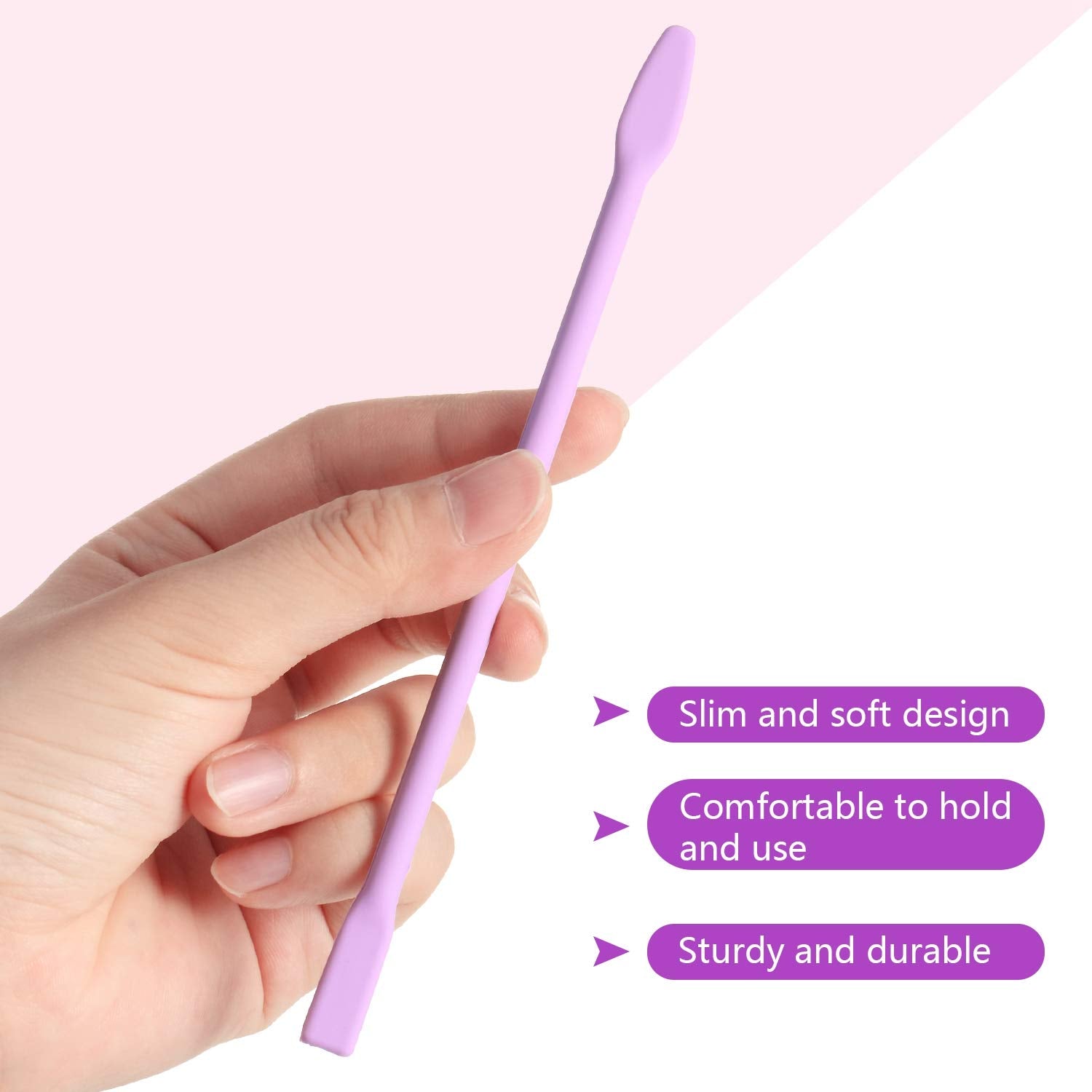 10 Pieces Silicone Stir Sticks Resin Mix Sticks Facial Make Up Stirring Rods for Mixing Resin Liquid Paint Epoxy DIY Crafts, 2 Sizes Maitys