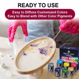 10 Pigment Pastes for Epoxy Resin Jars Set - Thick Pigment Paste - Opaque Resin Pigment - Solid Epoxy Resin Dye - Resin Paste Pigment - Epoxy Resin BALTIC DAY