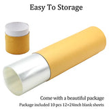 10 Sheets 10 mil Mylar Sheet 12 x 24 inch Milky Translucent Plastic Blank Stencil, Make Your Own Stencil for Cricut, Laser Cutting, Gyro-Cut Tool EGOSKY