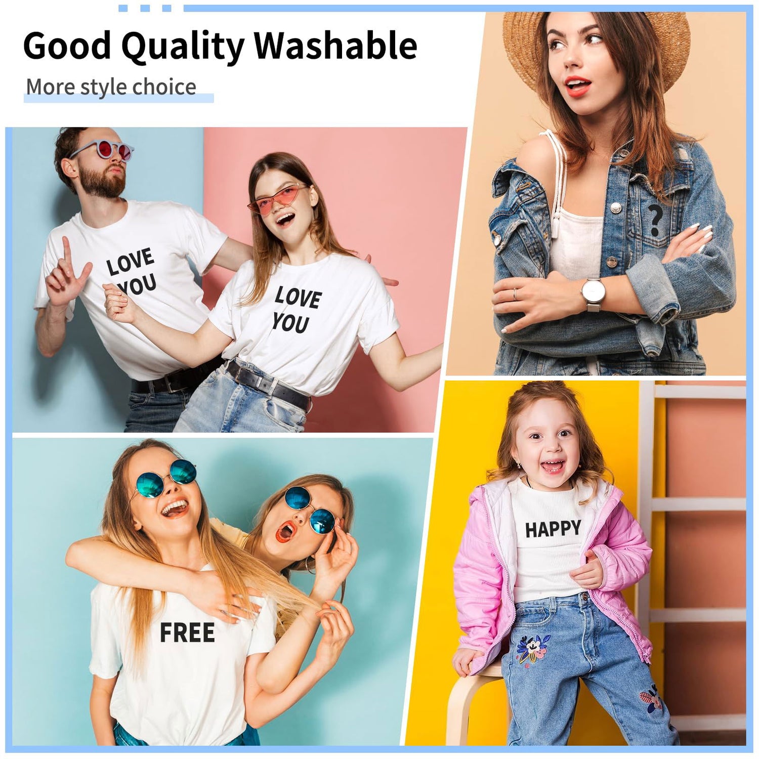 10 Sheets 440 Pieces Iron on Letters for Clothing, 2 Inch Heat Transfer Letters, Black Iron on Vinyl Letters with A-Z PU Alphabets Sticker for Lucomb