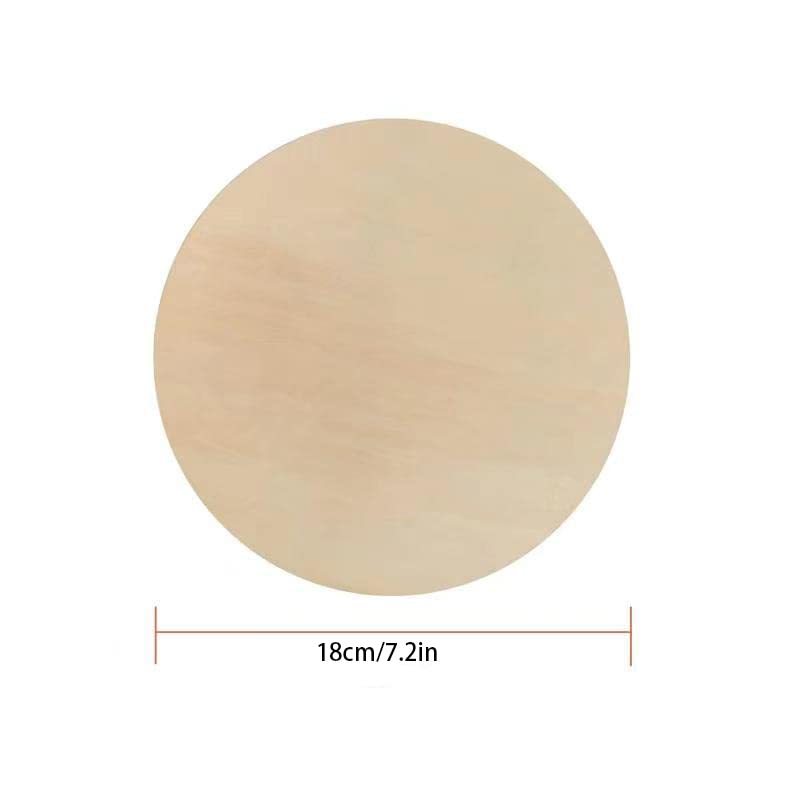 10 Unfinished Wooden Circles 7.2 inch Wooden Circle Wooden Coasters, DIY Crafts and Home Decoration Blank Wood Chips, Children and Students DIY Props N\A