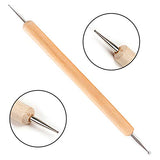 10 pc 2 Way Dotting Pen Tool Nail Art Tip Dot Paint Manicure kit, Embossing Stylus for Painting PERRIROCK