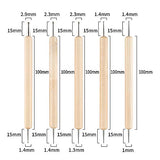 10 pc 2 Way Dotting Pen Tool Nail Art Tip Dot Paint Manicure kit, Embossing Stylus for Painting PERRIROCK