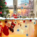 10 pcs Christmas Wooden Cross Stitch Kits Cross Stitch Wood Ornaments Christmas Hanging Decors Craft Christmas Decorations for Christmas Tree NT-ling