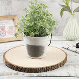 10 pcs Large Wood Slices for Centerpieces 9-10 inches Wood Rounds for Tables Decor Rustic Wood Circles for DIY Crafts and Wedding Decor Round Wooden SENMUT