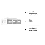 10'x30' Party Wedding Outdoor Patio Tent Canopy Heavy Duty Gazebo Pavilion -5 FDW