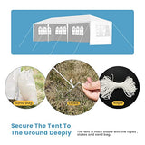 10'x30' Party Wedding Outdoor Patio Tent Canopy Heavy Duty Gazebo Pavilion -5 FDW