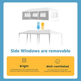 10'x30' Party Wedding Outdoor Patio Tent Canopy Heavy Duty Gazebo Pavilion -5 FDW