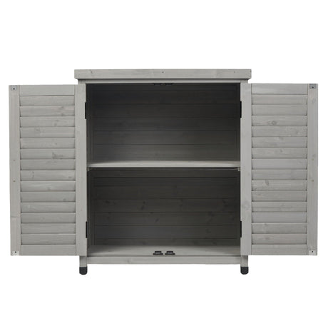 Potting Bench With Storage Cabinet And Metal Table Top For Outdoor HouseOfZazla